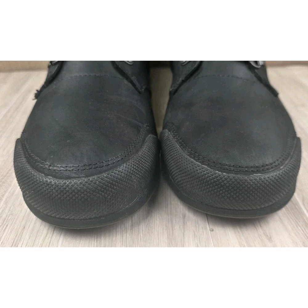 Sorel Ankeny Mid Hiker Mens 10.5 Black Nubuck Leather Waterproof Ankle Boots